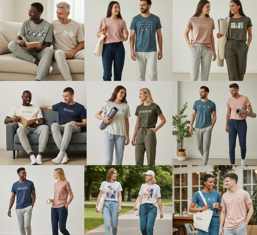 T shirt and pants set