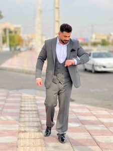 کت شلوار با جلیقه
