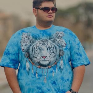 تیشرت سایز بزرگ سه بعدی