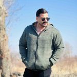 سویشرت داخل خز سایز بزرگ زیپ دار