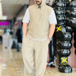 ست وست کلاه دار با شلوار بگ (1)