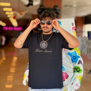 تیشرت گلدوزی رنگ مشکی (1)