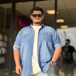 پیراهن جین سایز بزرگ